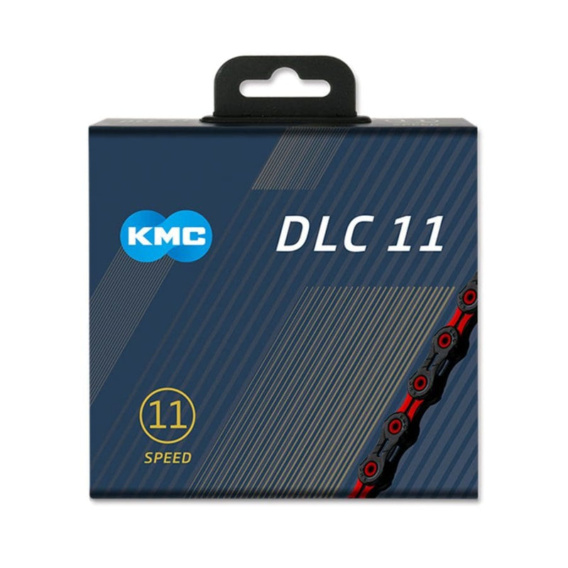 Cadena KMC 11v DLC 11 Black/Red