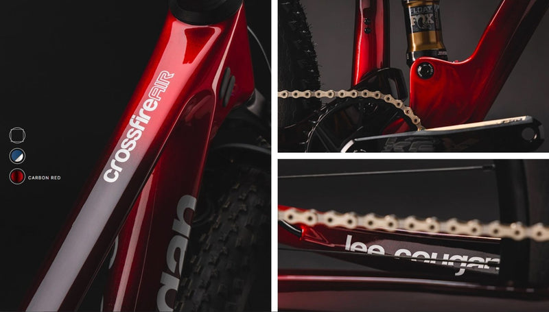 Bicicleta Lee Cougan Crossfire 428 Carbon Red – S – SRAM GX AXS – Microtech RK 25