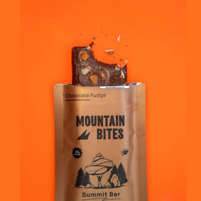 Mountain Bites Summit Bar Chocolate Fudge Caja c/10pz