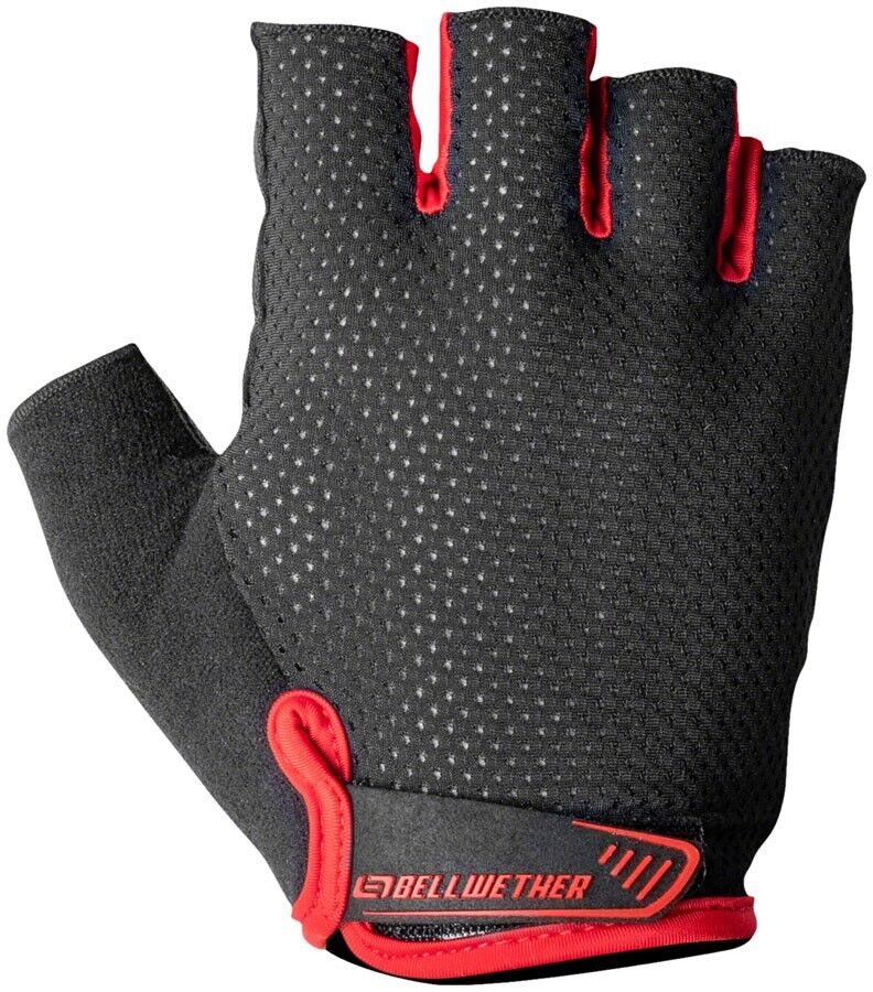 GUANTES BELLWETHER GEL SUPREME NEGRO/ROJO CHICO