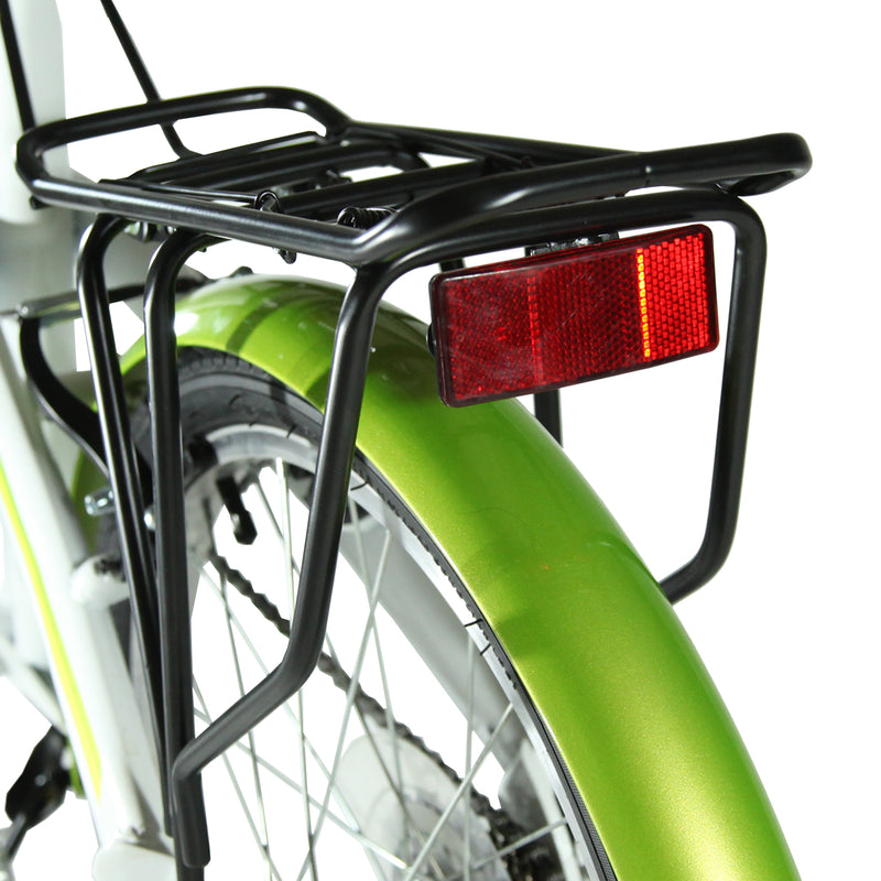 Bicicleta BENOTTO Plegable VANCOUVER R20 7V. Frenos 'V' Acero Blanco/Verde Talla:UN
