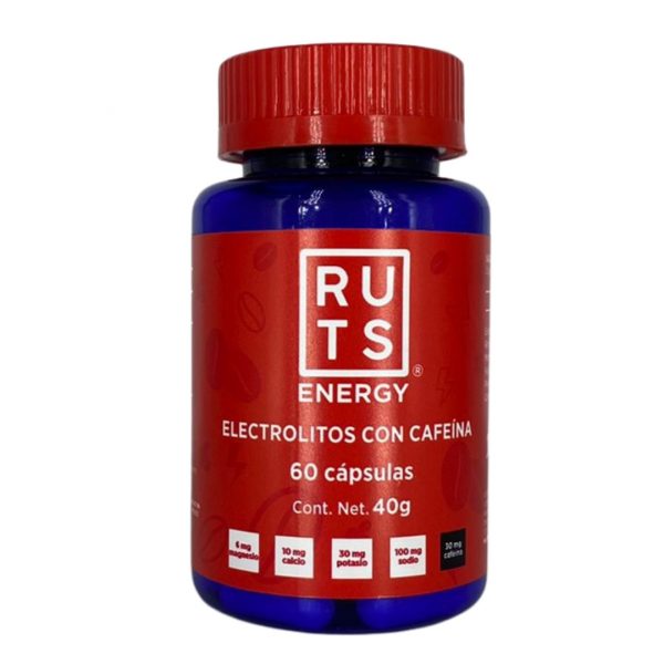 Ruts Energy Electrolitos Cafeína 30mg 60 pastillas