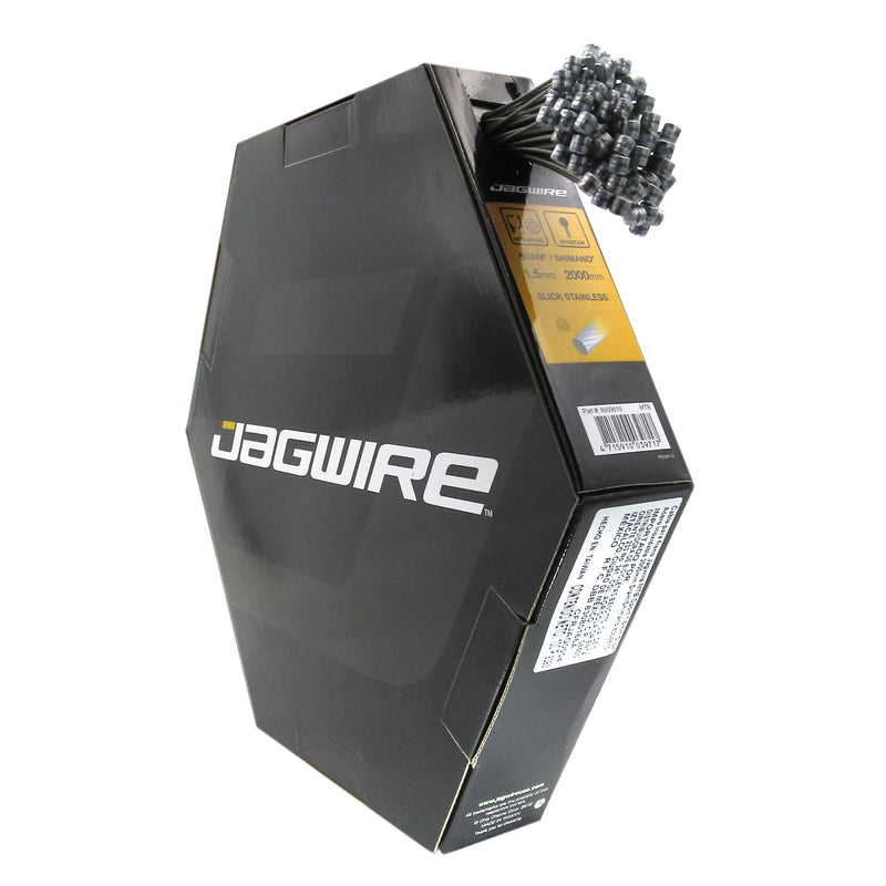 Cable para Freno JAGWIRE MTB Sport 1.5mm Slick Acero inoxidable 2000mm Sram/Shimano Caja 100 pza 8009810