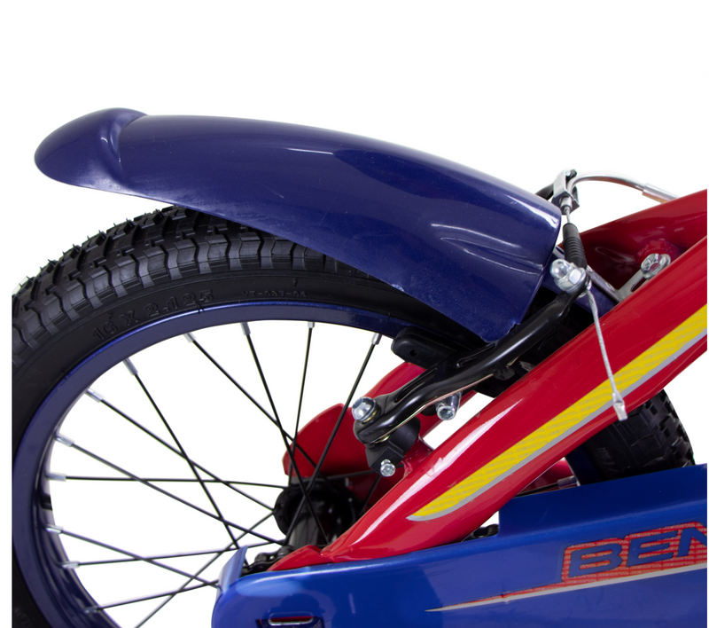 Bicicleta BENOTTO Cross VIKING R16 1V. Niño Frenos V Acero Rojo/Azul Brillante Talla:UN