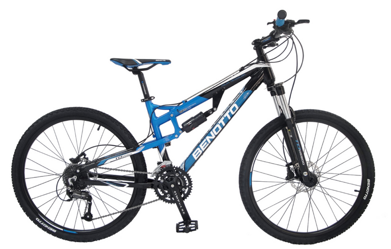 BENOTTO Bicicleta de Montaña DS-900 R27.5 27V. Hombre Shimano Altus Frenos Doble Disco Hidraulico Aluminio Azul/Negro Talla:SM
