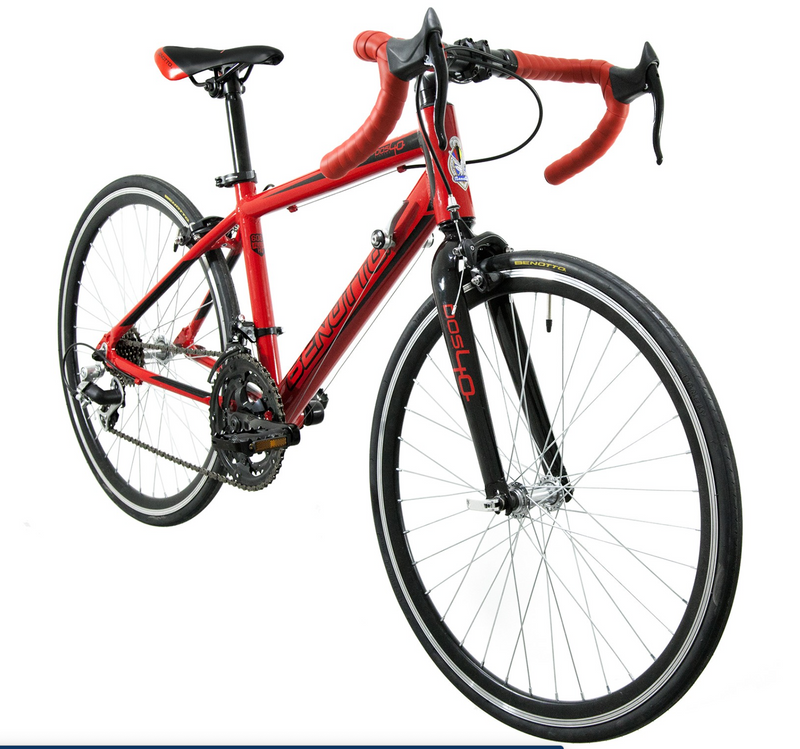 BENOTTO Bicicleta Ruta DOS40 R24 14V. Frenos Carrera Aluminio Rojo/Negro Talla:UN