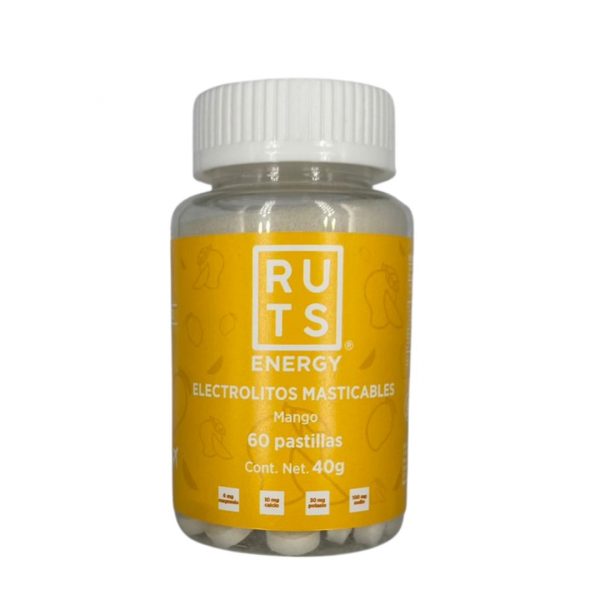Ruts Energy Electrolitos Masticables Mango 60 pastillas
