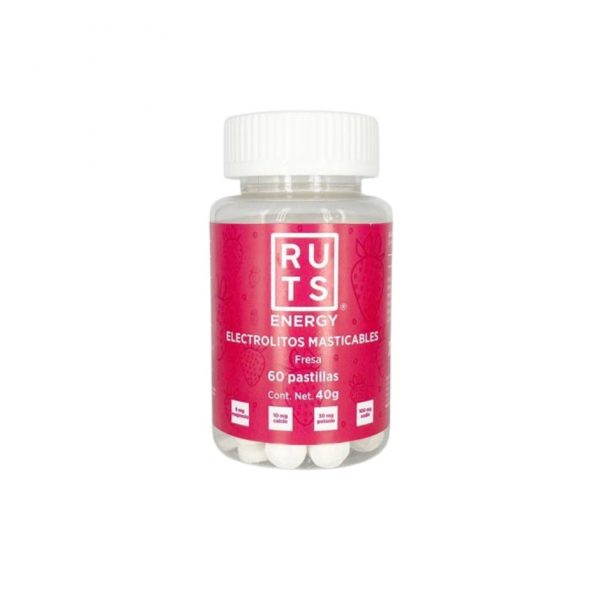 Ruts Energy Electrolitos Masticables Fresa 60 pastillas
