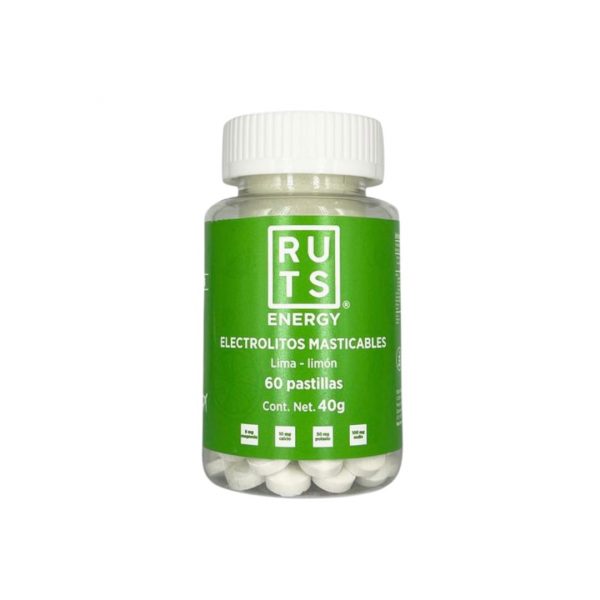 Ruts Energy Electrolitos Masticables Lima Limón 60 pastillas
