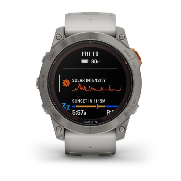 Reloj Garmin Fenix 7X Pro Sapphire Solar Fog Gray