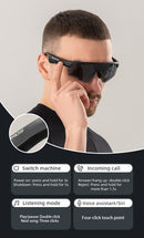 Rockbros Lentes Polarizados Sport Bluetooth Power Bass