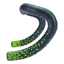 SUPACAZ: CINTA SUPER STICKY KUSH ESTRELLAS AMARILLO NEON + TAPONES