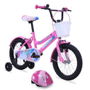Bicicleta BENOTTO BMX SAFARI R16 1V. Niña Frenos 'V' Ruedas Laterales, con Casco Acero osa Talla:UN