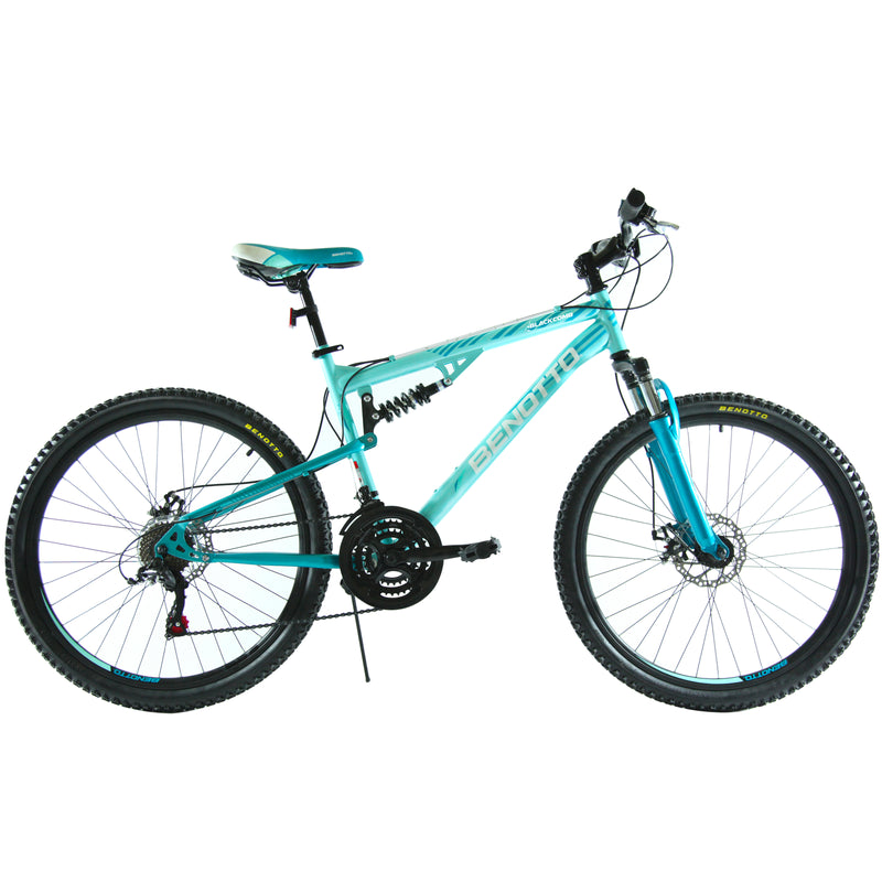 Bicicleta BENOTTO Montaña BLACKCOMB R26 21V. Hombre DS Frenos Doble Disco Mecanico Acero Aqua/Aqua Oscuro Talla:UN