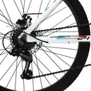 Bicicleta BENOTTO Montaña VORTEC R24 21V. Hombre FS Shim. F. Doble Disco Mec. T. SPORT SHOX CH-386 Alum. Blanco/Negro Calc. Verde/Blanco/Rojo Talla:UN