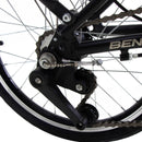 Bicicleta BENOTTO Plegable PIEGARE R16 3V. Unisex Frenos 'V' Aluminio Negro Talla:UN