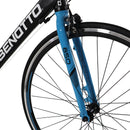 Bicicleta BENOTTO Ruta 850 R700 14V. Shimano Frenos Horquilla Aluminio Negro/Azul Talla:51