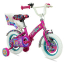 Bicicleta DISTROLLER Infantil NEONATO R12 1V. Niña Frenos Contrapedal Ruedas Laterales-Salpicaderas-Timbre-Porta Muñeca Acero Rosa Talla:UN