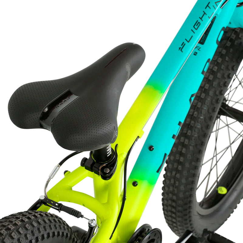 Bicicleta HARO Montaña FLIGHTLINE PLUS R24 7V. Hombre Frenos 'V' Aluminio Turquesa/Amarillo Talla:UN