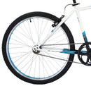Bicicleta WOLF Montaña R26 1V. Hombre Frenos 'V' Acero Azul Tornasol/Blanco Talla:UN