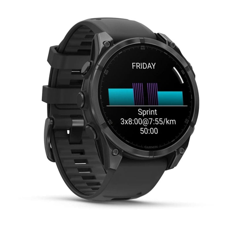 Reloj Garmin Fenix 8 47mm AMOLED Sapphire Gris