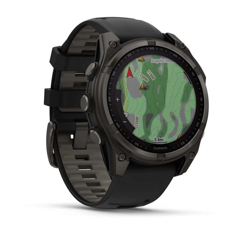 Reloj Garmin Fenix 8 47mm Solar AMOLED Sapphire Gris