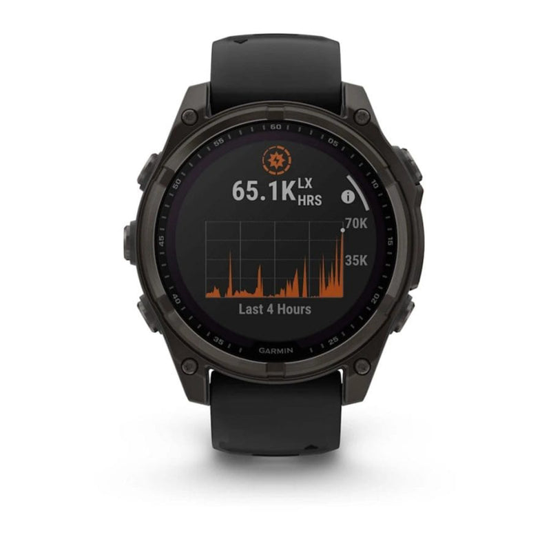 Reloj Garmin Fenix 8 47mm Solar AMOLED Sapphire Gris