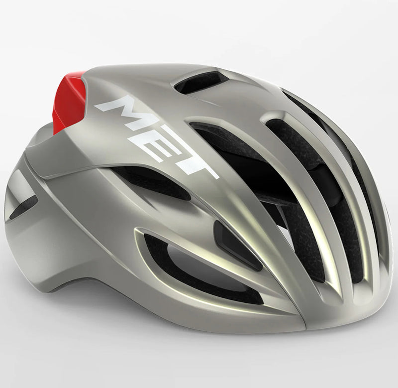 Met Casco Rivale Mips Gris/Rojo