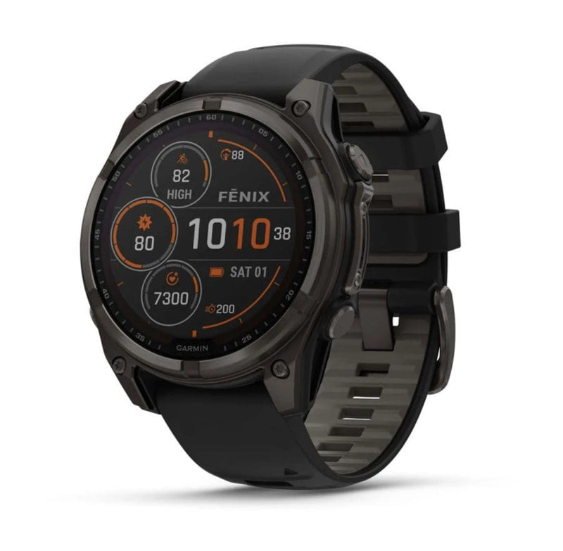 Reloj Garmin Fenix 8 47mm Solar AMOLED Sapphire Gris