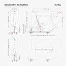 Bolsa de viaje Scicon Aerocomfort 3.0 TSA TRIATHLON BIKE Negro