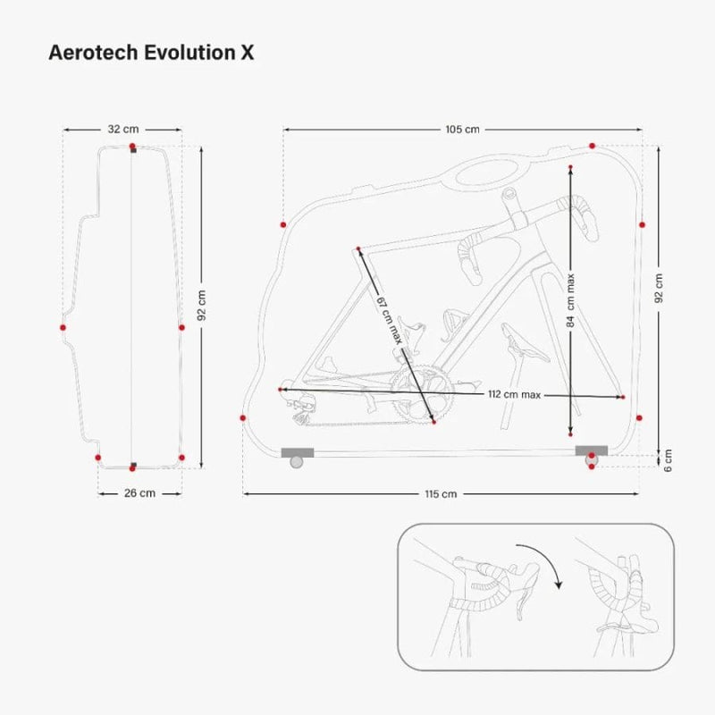 Bolsa de viaje Scicon Aerotech Evolution X TSA Negro