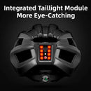 Rockbors Casco ZK-013 con luz trasera recargable