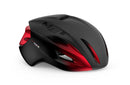 Met Casco Manta Mips Negro/Rojo Metálico