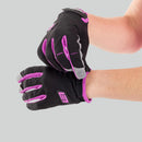GUANTES BELLWETHER DIRECT DIAL PARA MUJER NEGRO/FUCSIA CHICO