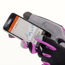 GUANTES BELLWETHER DIRECT DIAL PARA MUJER NEGRO/FUCSIA CHICO