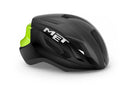 Met Casco Strale Negro/ Amarillo Fluorescente