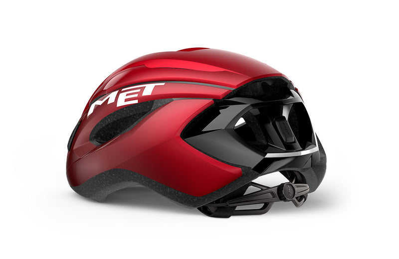 Met Casco Strale Rojo/Negro