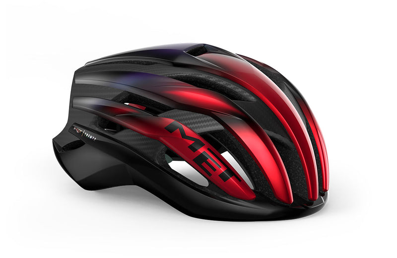 Met Casco Trenta 3k Carbon Mips Negro/Rojo