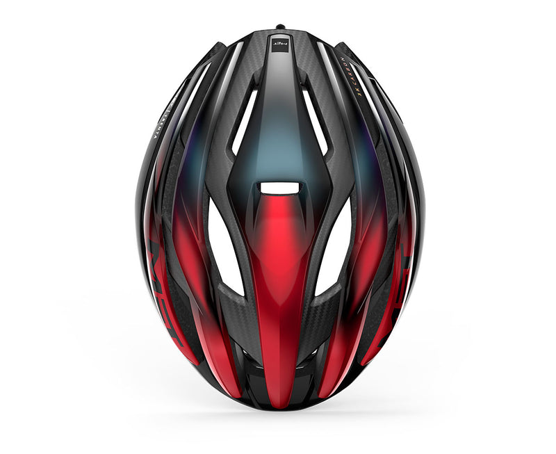 Met Casco Trenta 3k Carbon Mips Negro/Rojo