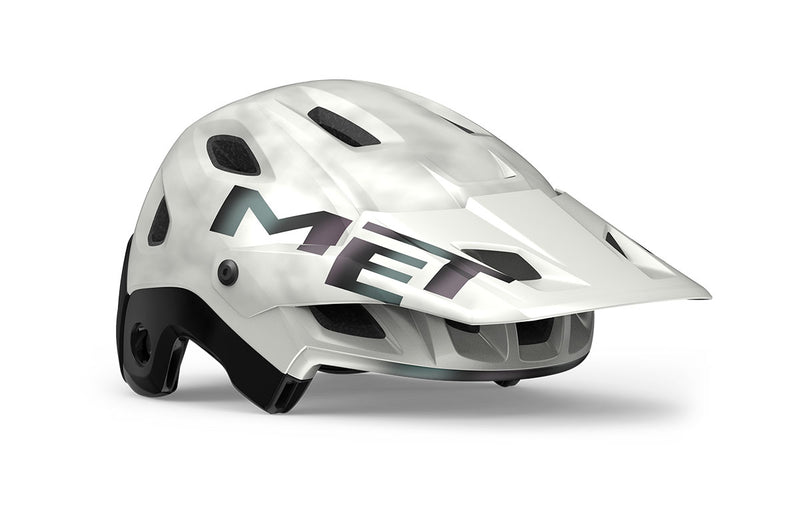 Met Casco Parachute MCR Mips Blanco Iridescente