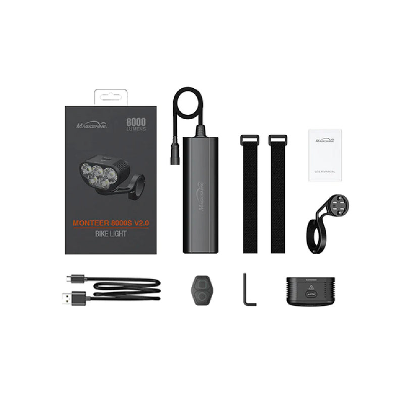 LAMPARA DELANTERA MONTEER 8000 LUMENS