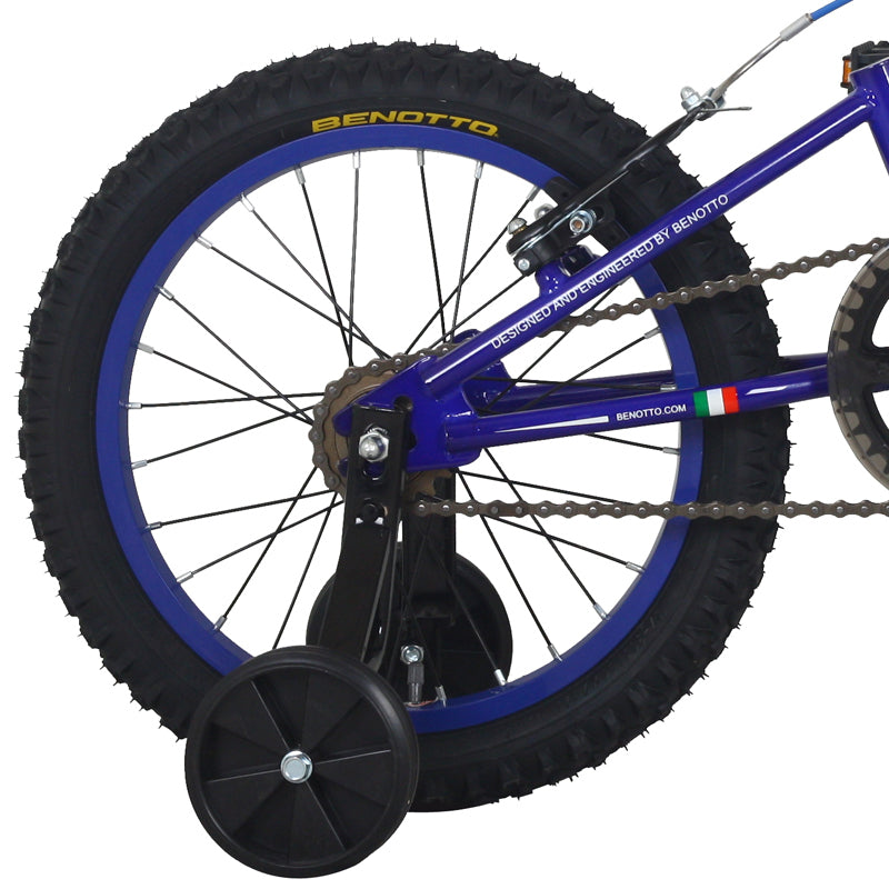 Bicicleta BENOTTO Montaña SNIPER R16 1V. Niño DS Frenos 'V' Acero Gris/Azul Talla:UN