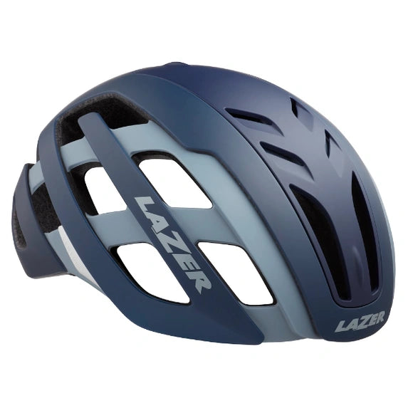 CASCO ROAD CENTURY MIPS AZUL GRIS + LED TALLA M