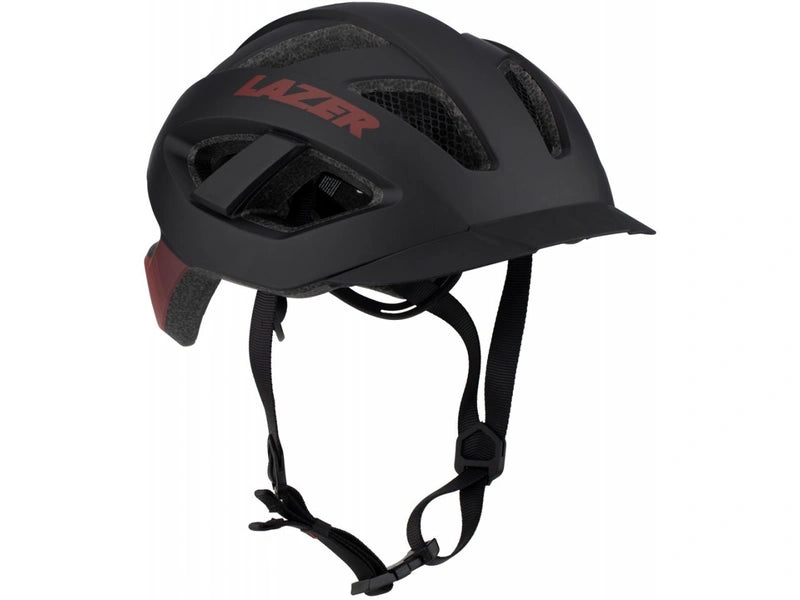 CASCO MTB CAMELEON NEGRO ROJO TALLA S