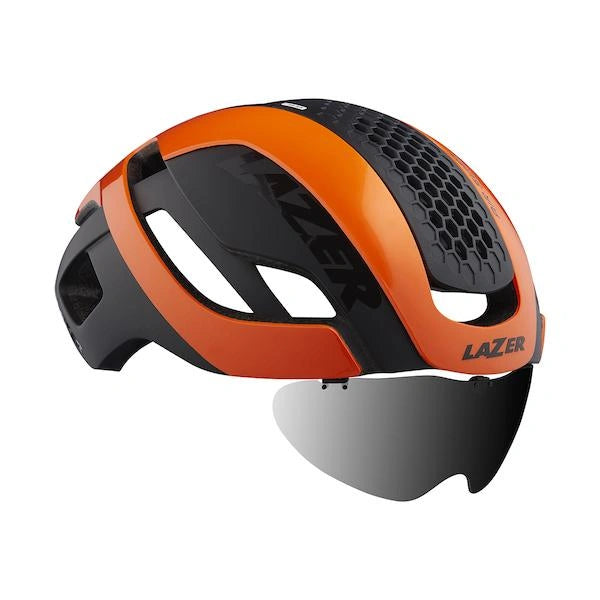 CASCO ROAD BULLET 2 NARANJA FLASH LENS+LED TALLA L