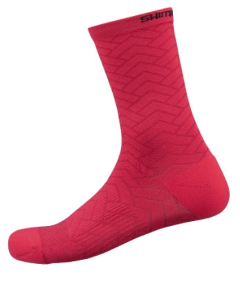 CALCETAS SHIMANO CANO ALTO TALLA L (41-44) ROJO