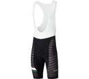 BIB SHORTS SHIMANO TEAM NEGRO/VERDE TALLA XS