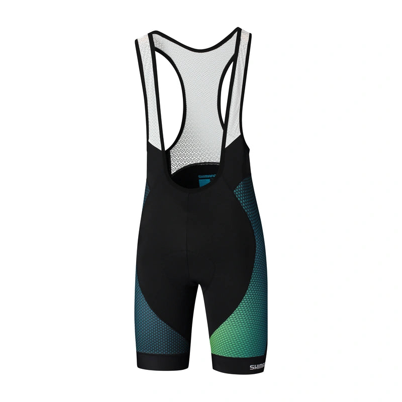 BIB SHORTS ESTAMPADOS BREAKAWAY VERDES TALLA M