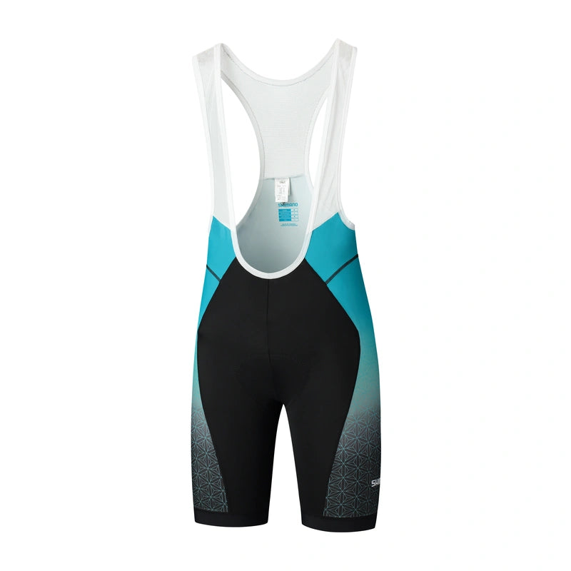 BIB SHORTS ESTAMPADOS TEAM NEGRO/VERDE TALLA S