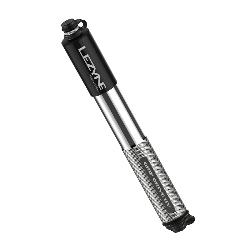 Bomba Lezyne Grip Drive HV Mediana Plata